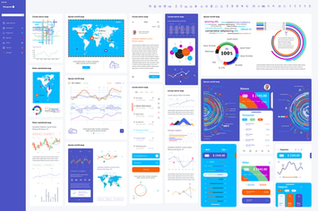 Vector Elements of Infographics and User Interface