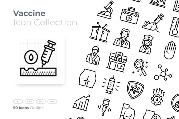 Vaccine Outline Icon