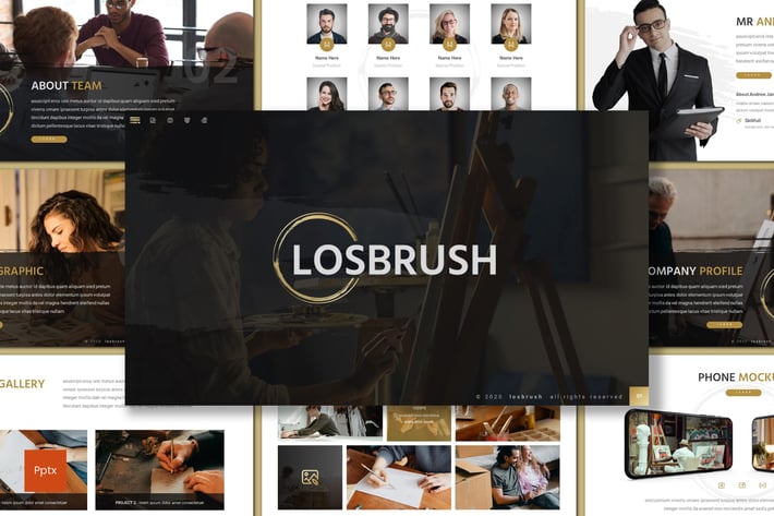 Losbrush - Creative Powerpoint Template