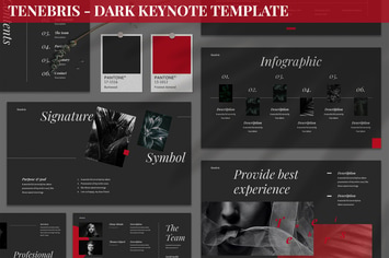 Tenebris - Dark Keynote Template