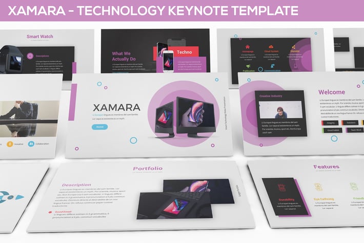 XAMARA - Technology Keynote Template
