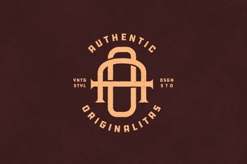 AO Vintage Monogram Logo