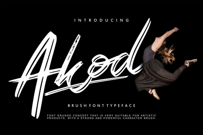Akod | Brush Script Font