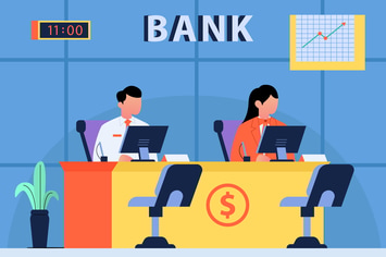 Bank - Background Illustration