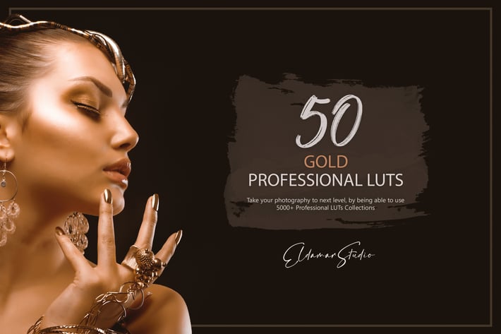 50 Gold LUTs Pack
