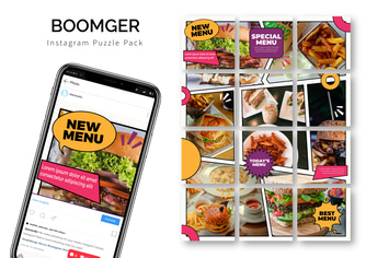 Boomger - Instagram Puzzle Template