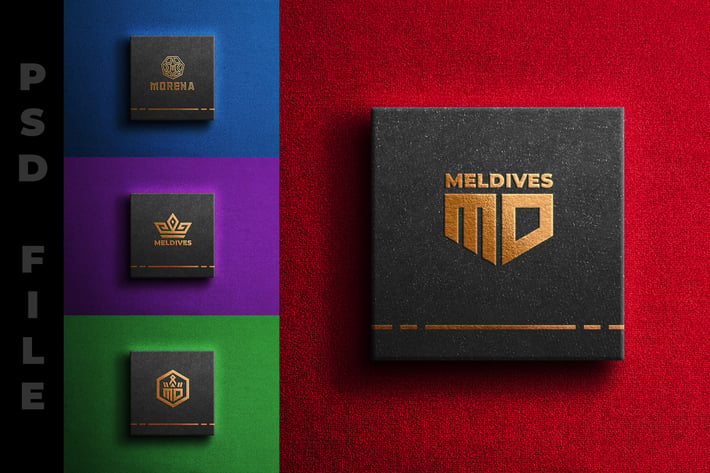 Luxury Box : Logo Mockup 