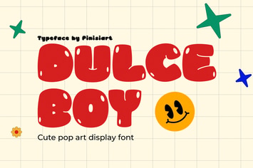 Bubble Font - Dulce Boy 