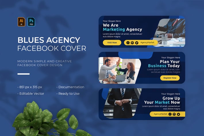 Blues Agency | Facebook Cover