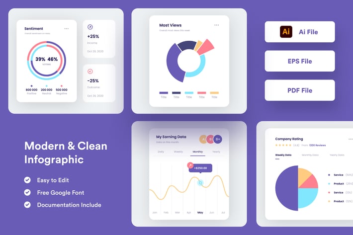 Modern & Clean Infographic