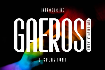 Gaeros - Display Font