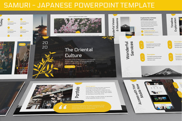 Samuri - Japanese Powerpoint Template