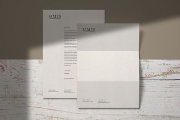 Letterhead Stationery Mockup
