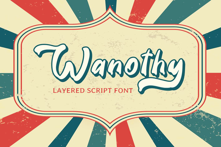 Wanothy - Vintage Font
