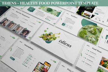 Ediens - Healthy Food Powerpoint Template