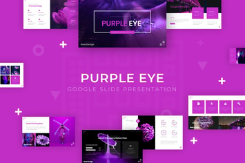 Purple Eye - Google Slide Template