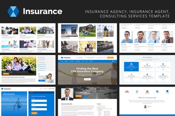 Bisune - Insurance Agent PSD Template