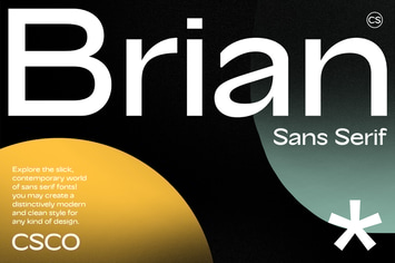 CS Brian – Contemporary Font