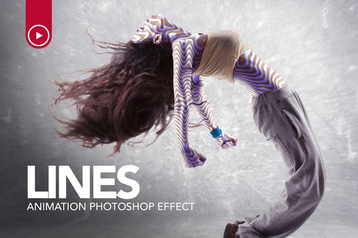 Lines Animation Photoshop Action