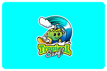 coco surf - Mascot & Esport Logo