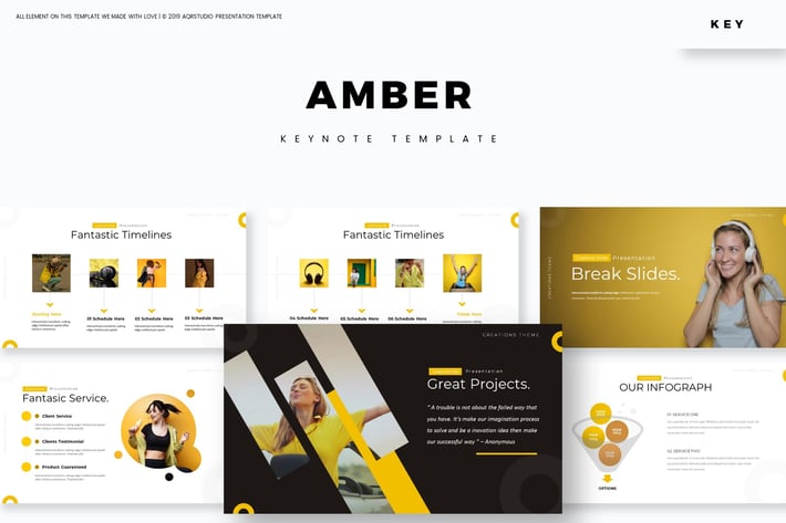 Amber - Keynote Template
