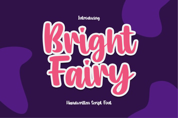 Bright Fairy - Handwritten Script RZ Font