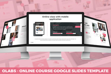 Olabs - Online Course Google Slides Template