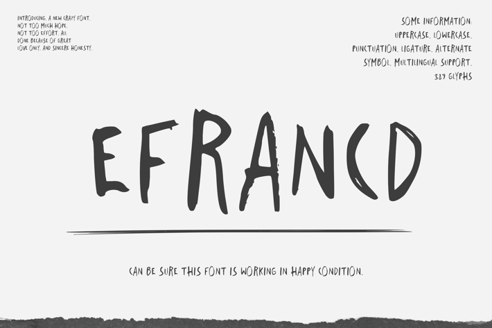 Efrancd Handwriting