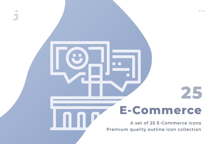25 Ecommerce icon set