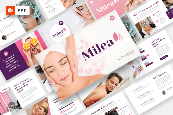 Milea - Beauty & Spa Solution Powerpoint Template