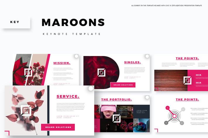 Maroons - Keynote Template