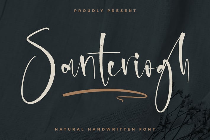 Santeriogh Natural Handwritten Font 