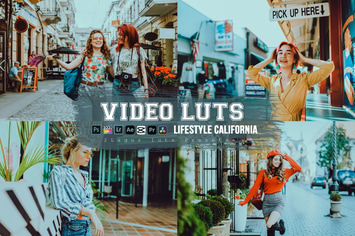 Lifestyle California Presets & luts Premiere Pro
