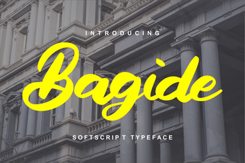 Bagide | Softscript Typeface
