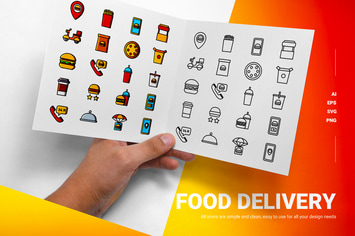 Food Deliver - Icons
