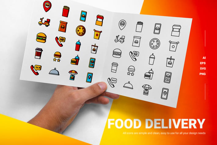 Food Deliver - Icons