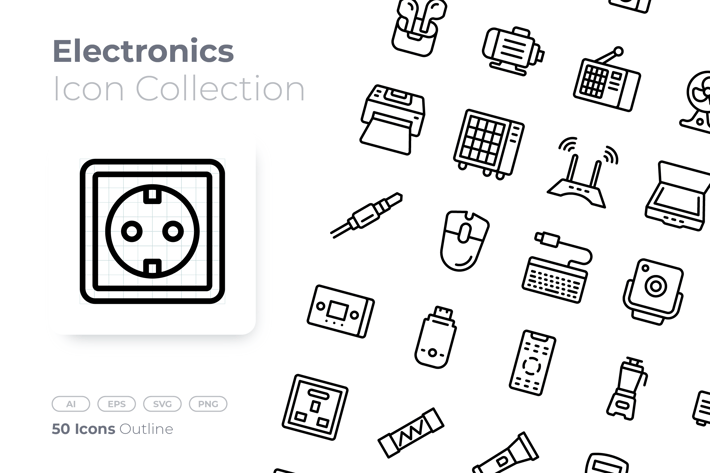 Electronics Outline Icon