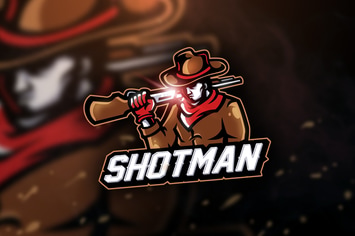 Shotman - Mascot & Sport Logo