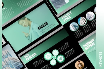 Picazo Black - Architecture Keynote Template