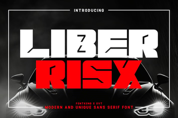 Liberisx - Modern and Unique Sans Serif Typeface