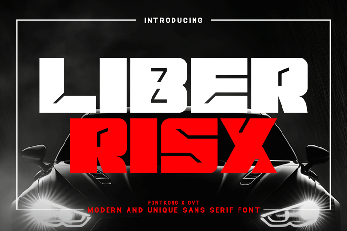 Liberisx - Modern and Unique Sans Serif Typeface