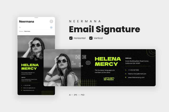 Email Signature Template V.34