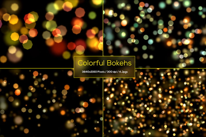 Colorful Bokeh Backgrounds