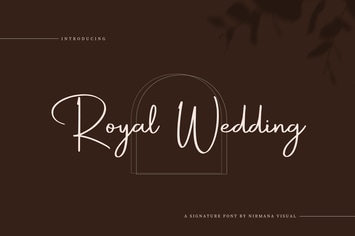 Royal Wedding - Logo Font