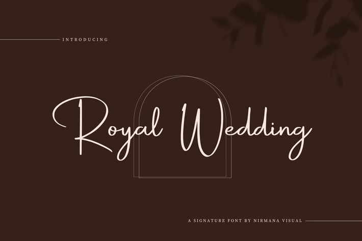 Royal Wedding - Logo Font