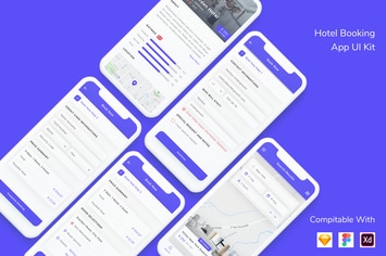 Hotel Booking App UI Kit
