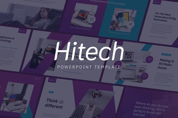 HITECH - Modern Powerpoint Template
