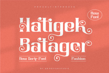 Hatigek Batagor - Serif Font