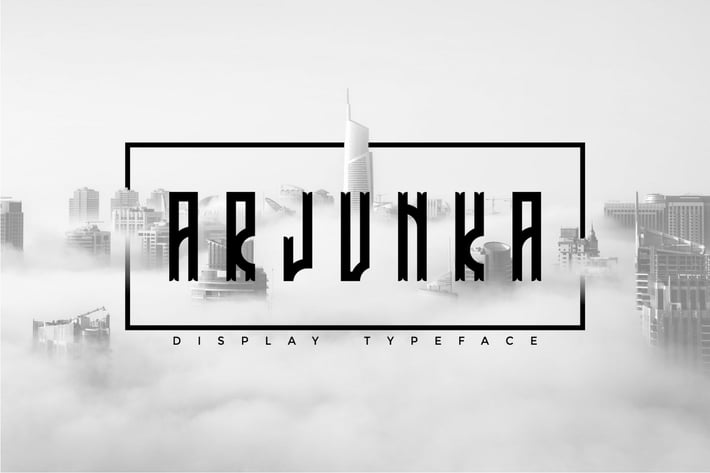 Arjunka - Unique Display Font