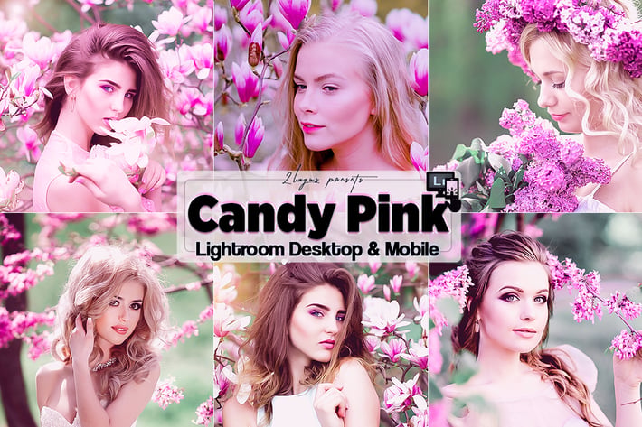 Pink Portrait Presets Desktop and Mobile